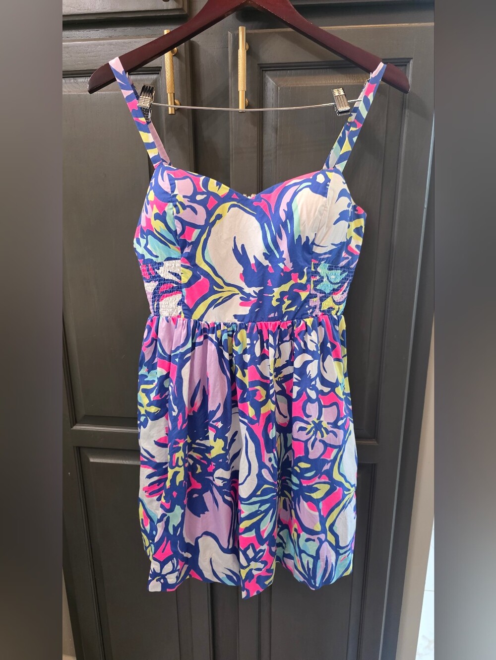 Lilly Pulitzer Tropical Mini Dress With Pockets